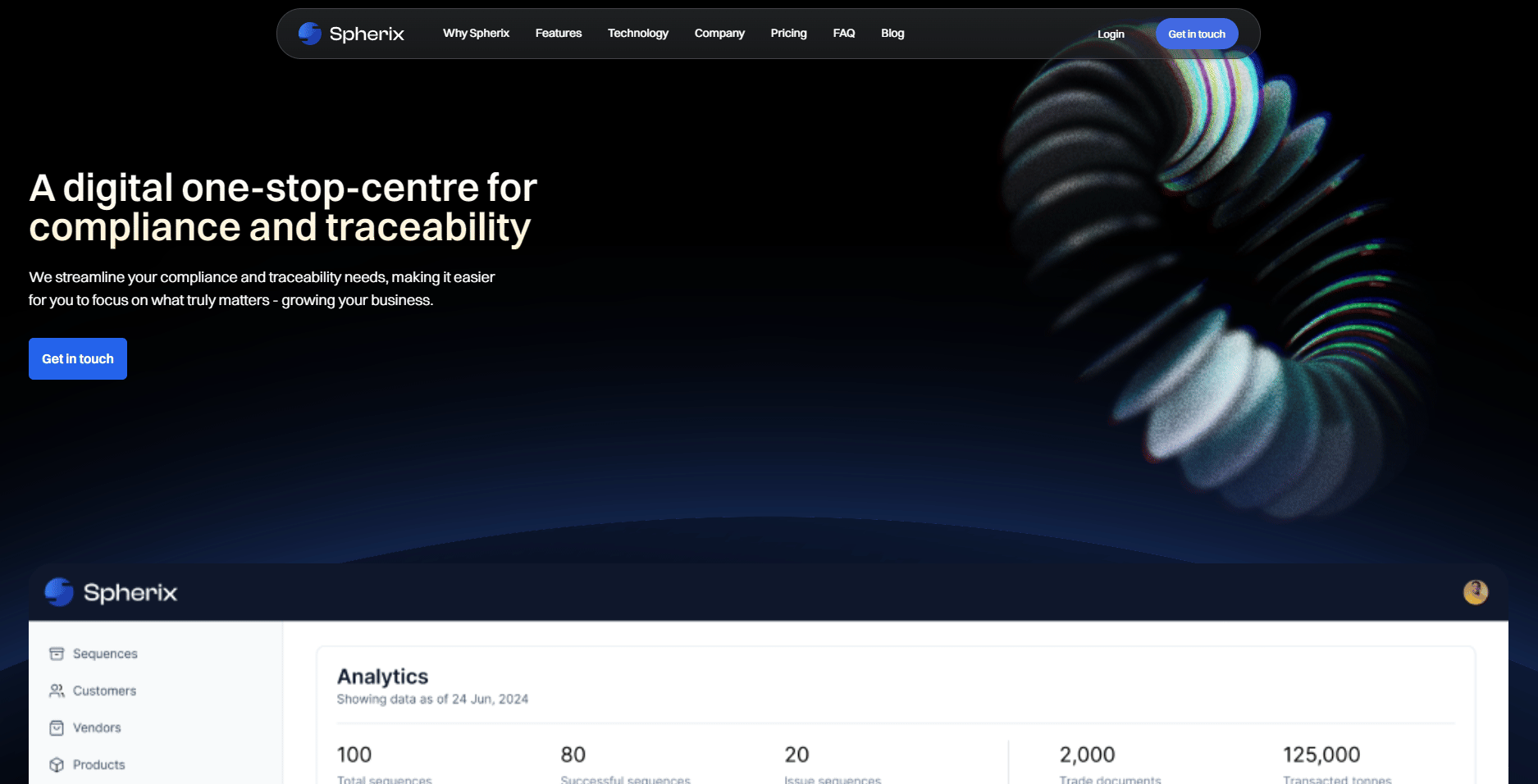 Spherix Marketing Website